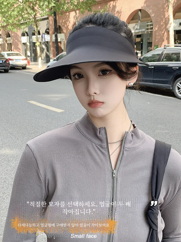 Женская Солнцезащитная шляпа Новинка лета 2024 УФ-защита бесшовная модная