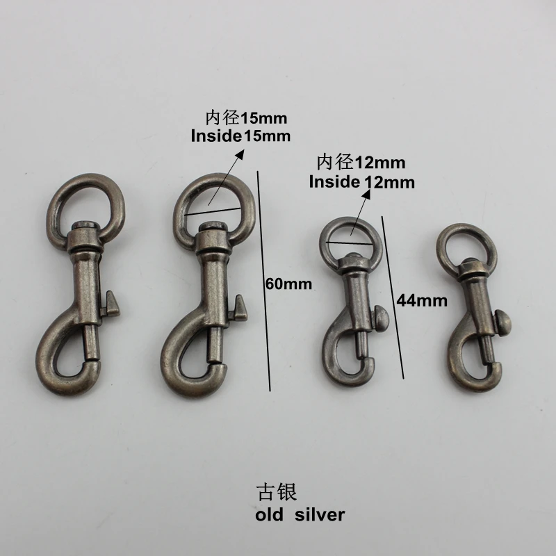 

30 шт 14 мм внутри для литья под давлением спусковым крючком высокого qualitysnap Поворотный Крюк Застежка Поворотные крючки для сумок