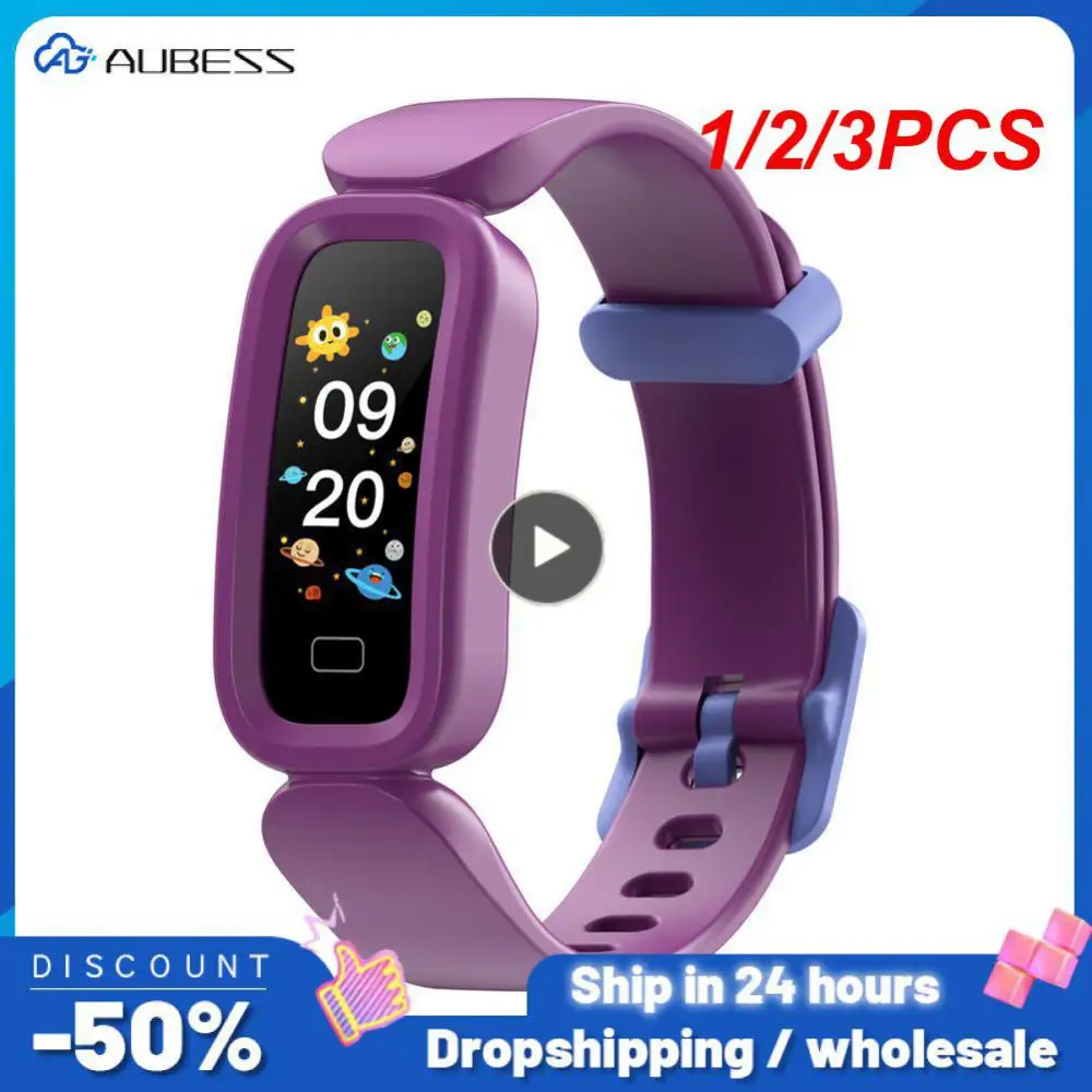 

1/2/3PCS Children's Smartwatch S90 Fitness Bracelet Waterproof Alarm Clock Sleep Monitor Sport Wristband for Kids Girls Boys