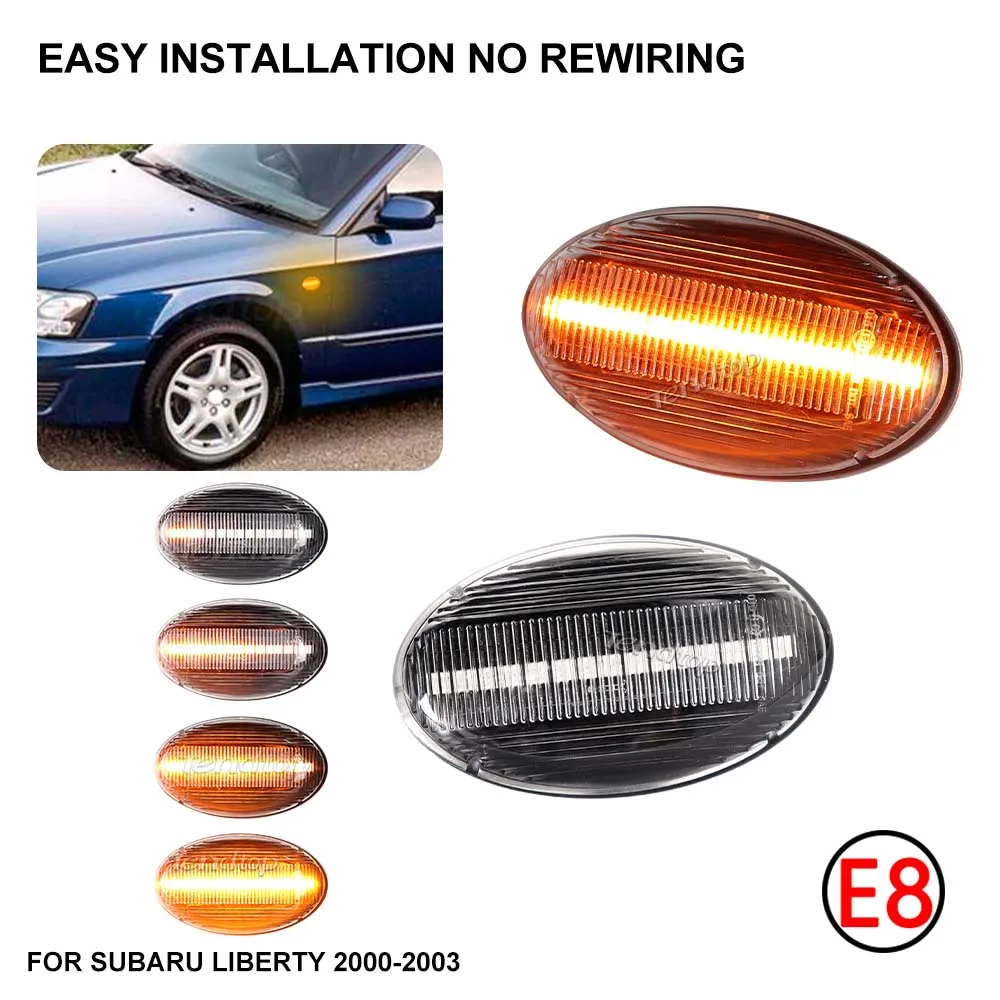Для Subaru Liberty Forester Impreza WRX STI GDA GDB 2002-2007 динамический поворотник светодиодный