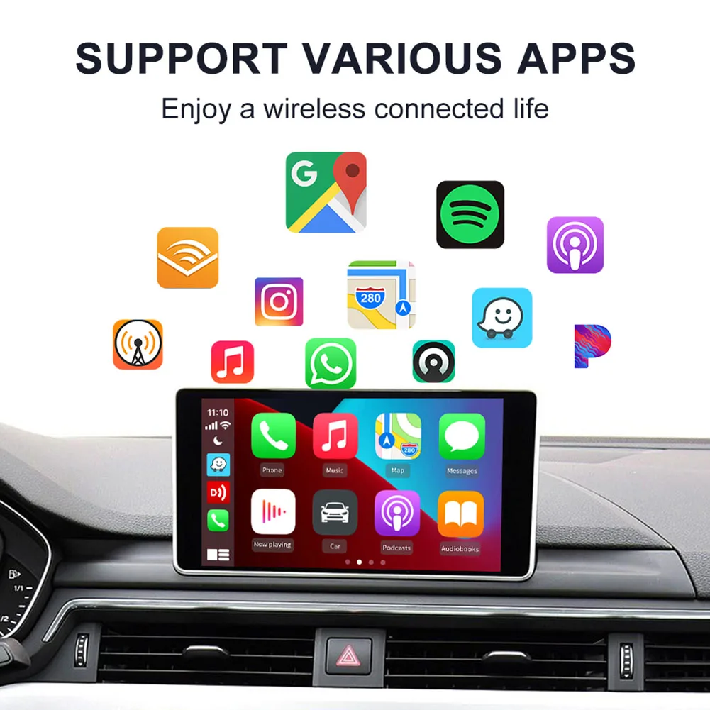 1 шт. адаптер Carlinkit 4 0 для проводного и беспроводного CarPlay Box Автомобильный ключ