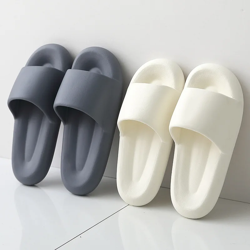 

New Soft EVA Cloud Slippers Couple Home Outdoor Slipper Summer Beach Unisex Bedroom Shoes Ladies Flip Flops Thick Bottom Sandals