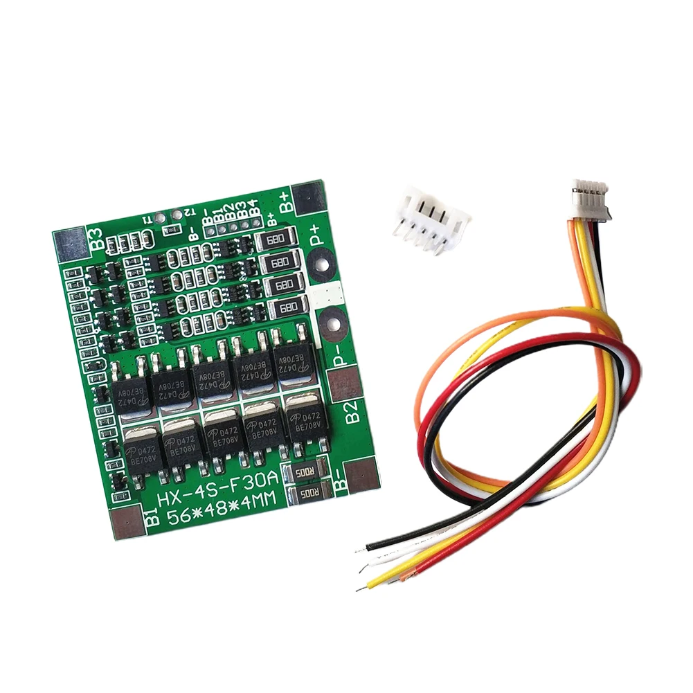 

4S 30A 14.8V Li-Ion Lithium Battery Protection Board Battery Equalizer Balance Board For Power Motors Above 550
