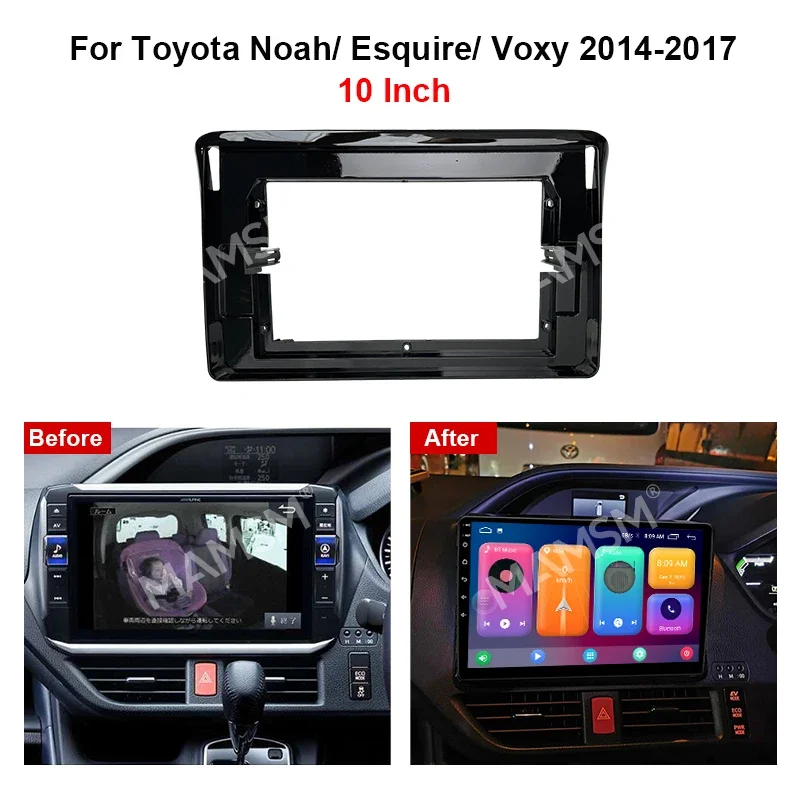 Фото MAMSM для TOYOTA Ноя/эскивид/VOXY 2014-2017 автомобильное управление Fascia аудио рамка Радио стерео панель жгуты кабель питания комплект №4