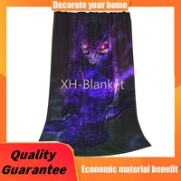 owl blanket for adults super soft cozy warm cute owl throw blanket anti pilling flannel comforter for sofa bed couch owl home