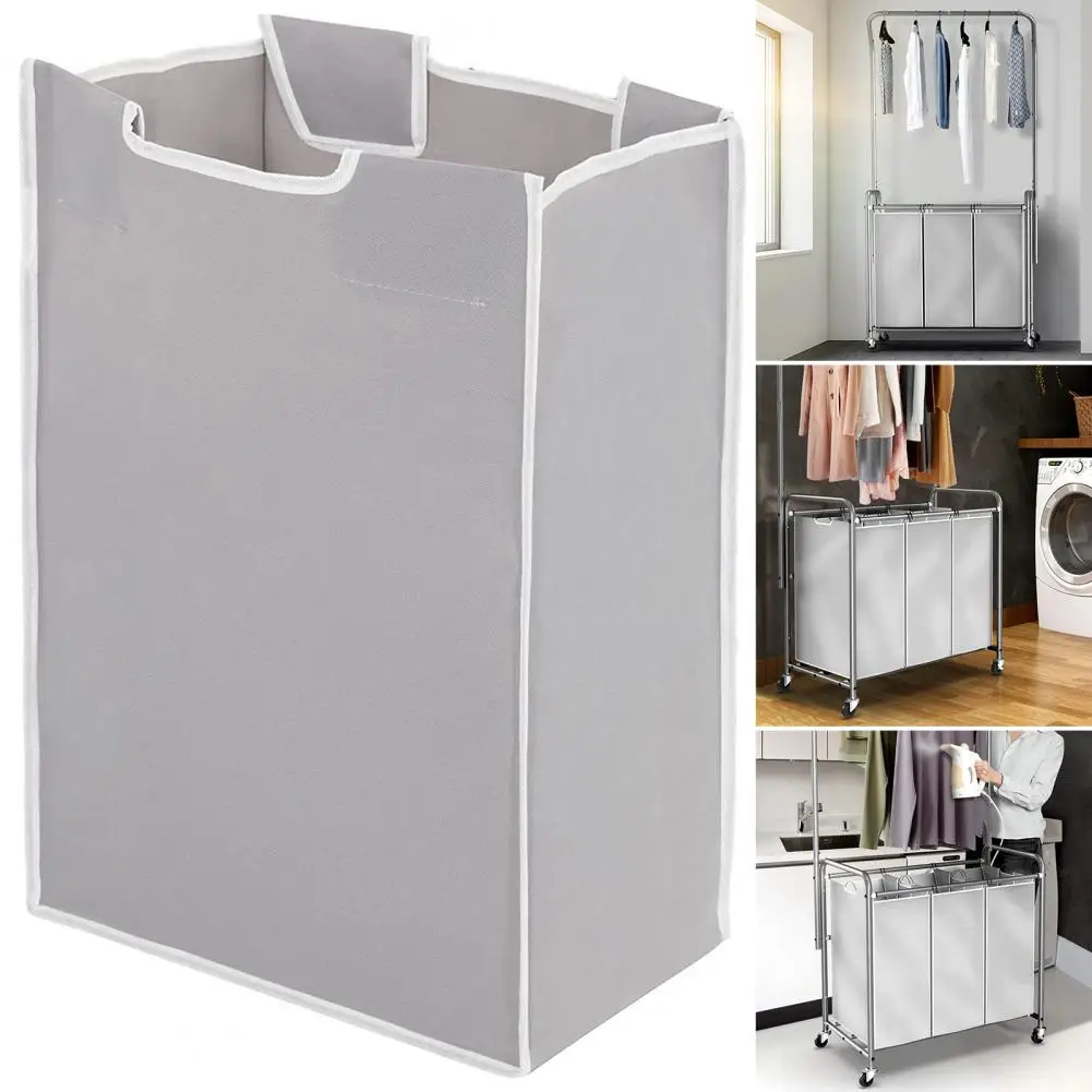 

Sturdy Handle Laundry Bag Spacious Oxford Laundry Bag Durable Stylish Dirty Clothing Storage Solution Dirty Laundry Bag