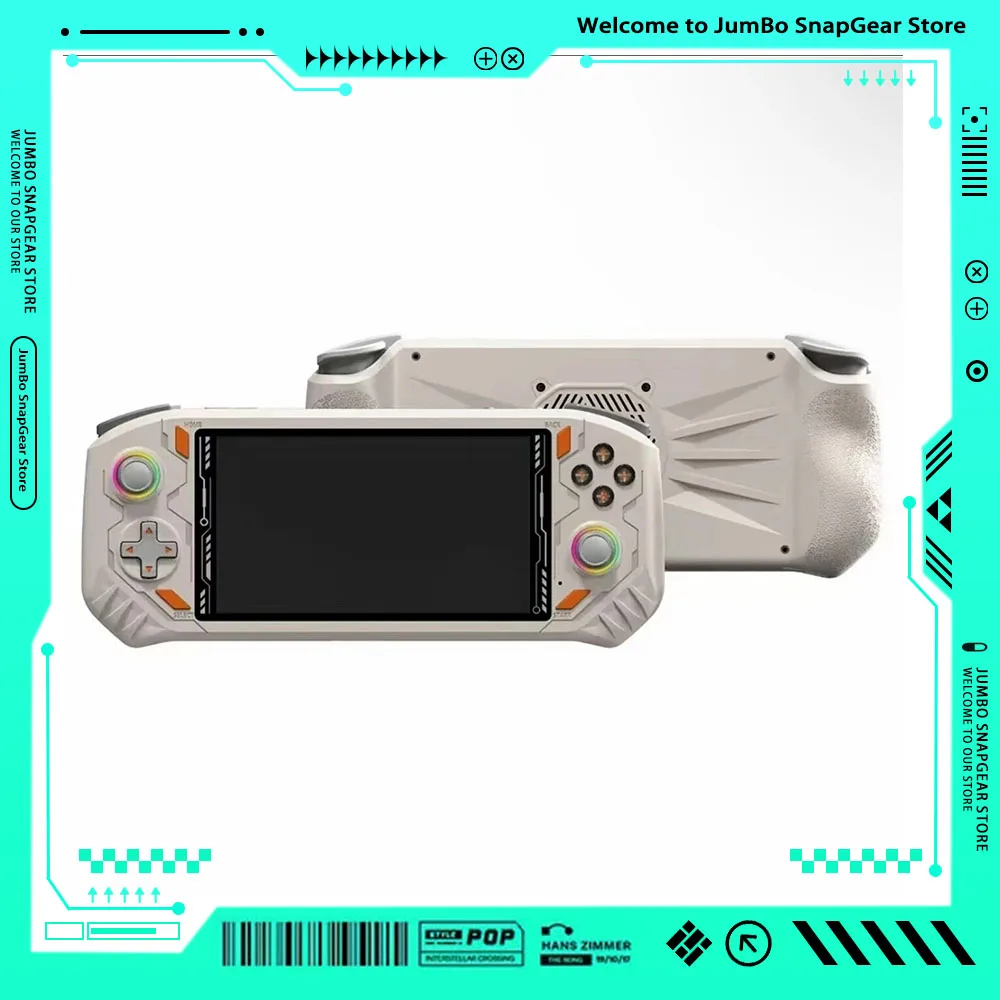 Фото Портативная игровая консоль RG56 PRO Retro с 5,5-дюймовым IPS-экраном 1280x720, процессором RK3562, Wi-Fi и Bluetooth №1
