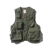 mens womens fashion brand autumn winter multi pocket tactical tooling vest outdoor trekking fishing hiking cycling waistcoat