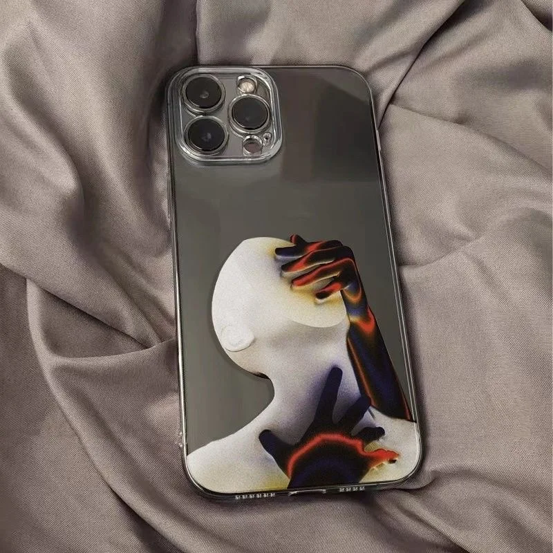 Преувеличенные мягкие чехлы для телефона с персонализированными узорами для Iphone 14 Pro Max 13 12 11 7 8 Plus Xr X Xs, чехол, мягкий чехол