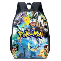 pokemon anime pikachu eevee cartoon figures backpack kids bags big capacity travel pok%c3%a9mon school bag girls boys birthday gifts