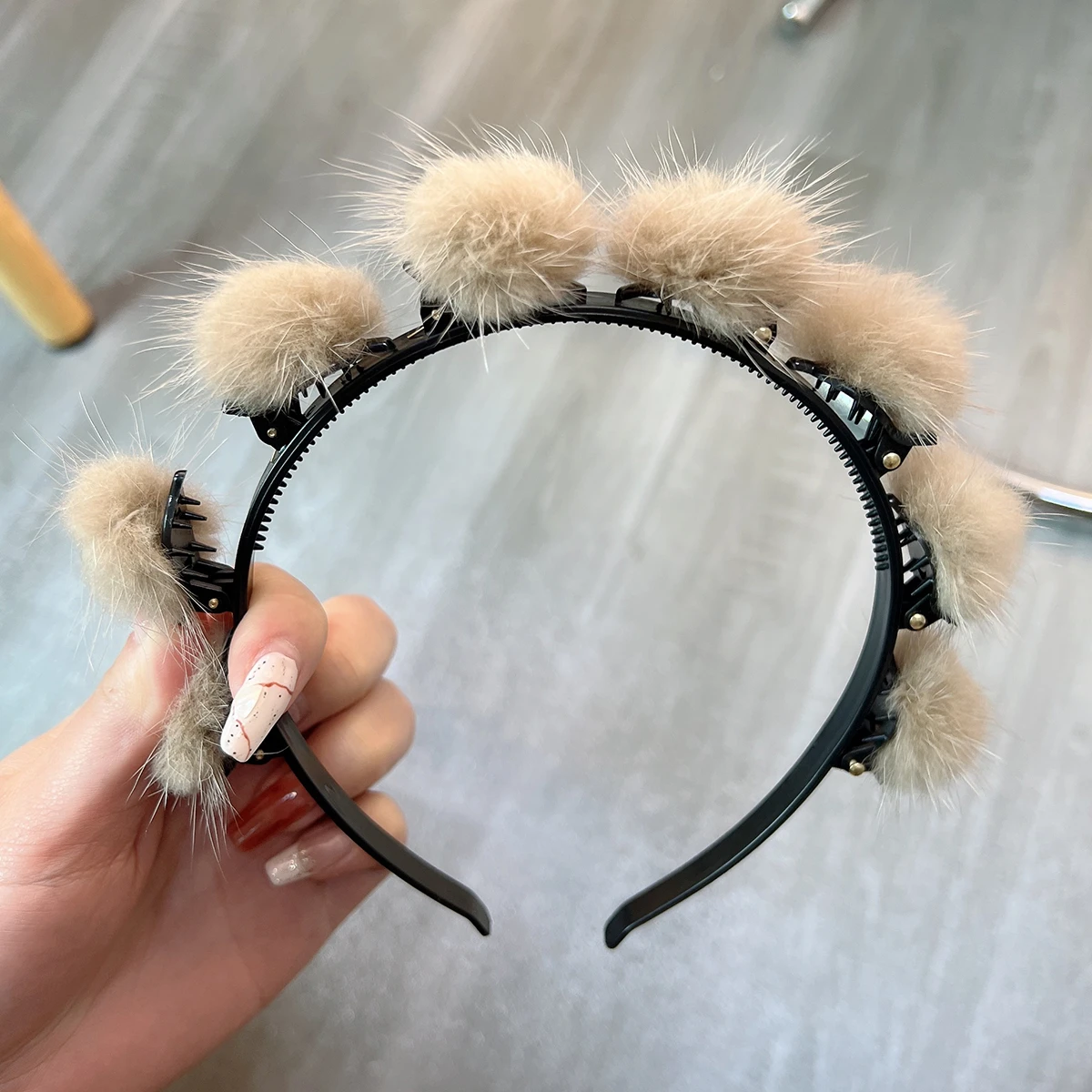 Однотонная искусственная лента для волос зажим челка обруч подарок на день