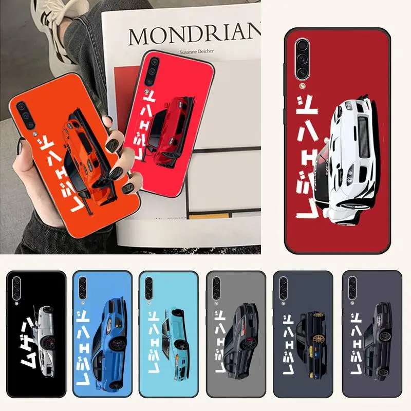 

Japan JDM car cartoon Phone Case For Samsung galaxy A S note 22 52 21 20 53 51 71 12 13 10 32 50 fe s ultra plus