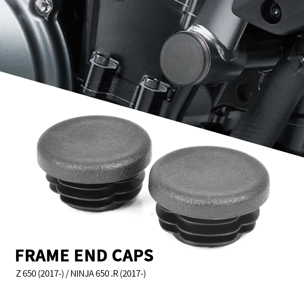 

Motorcycle Frame Hole Cover Caps Plug Decorative Frame Cap Set For Kawasaki Z 650 Z650 Ninja 650 Ninja650 2017-