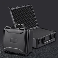 safety toolbox equipment instrument case moisture proof hardware tool box plastic suitcase with pre cut foam