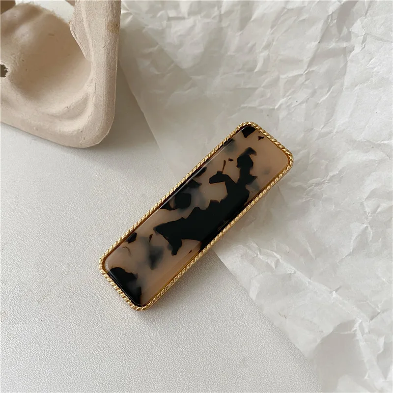 Винтажные заколки для волос с уксусной кислотой корейские акриловая челка