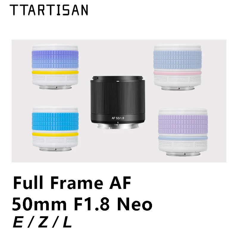 Фото TTArtisan Настраиваемый объектив DIY AF 50mm F1.8 Neo с автофокусом, полнокадровый, с большой апертурой, для Sony E, Canon RF, Nikon Z, L-крепления №1