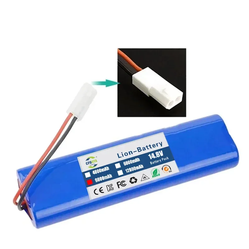 14 8 V 12800mAh упаковка для Qihoo .360 S6. Запасные аккумуляторы роботизированных