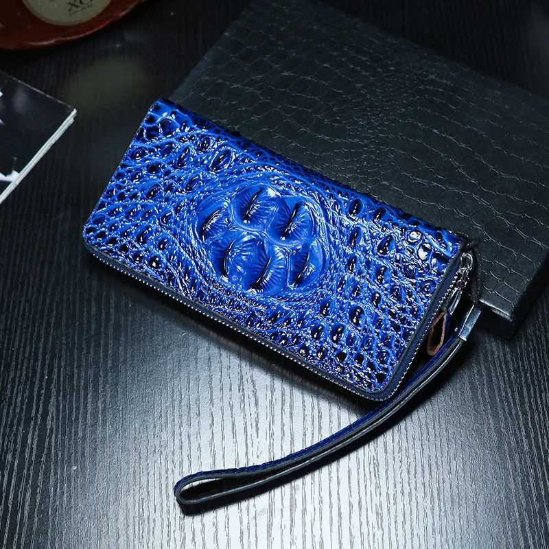 Woman Wallet Men Clutch Bags Cowhide Men's Large Capacity Personalized Luxury Fashion Genuine Leather Purse Wholesale Purses