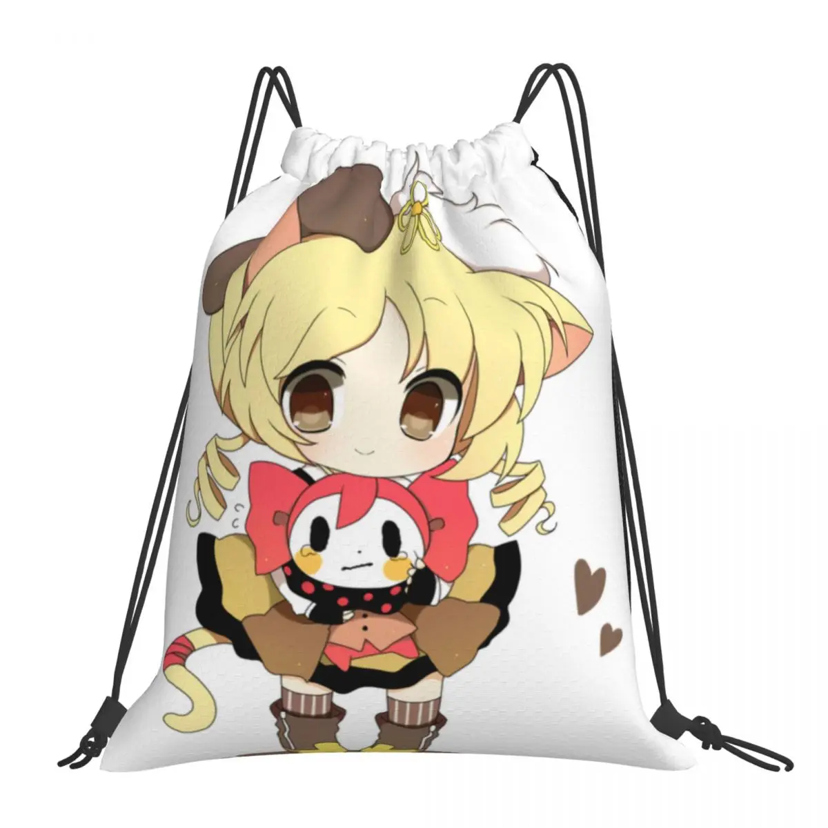 

Спортивная сумка для спортзала Puella Magi Madoka Magica, спортивный рюкзак на шнурке для фитнеса, путешествий, сумка для покупок, сумка для йоги