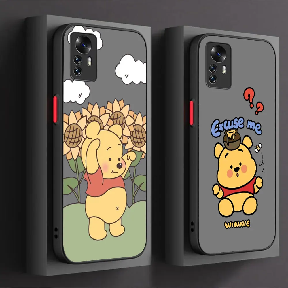 Disney's Adorable Pooh Phone Case For VIVO S1 Z1X T1 S15E X21 S7 S12 PV23E S15 X30 X50 X60 X70 U10 U3 U20 S PRO 5G