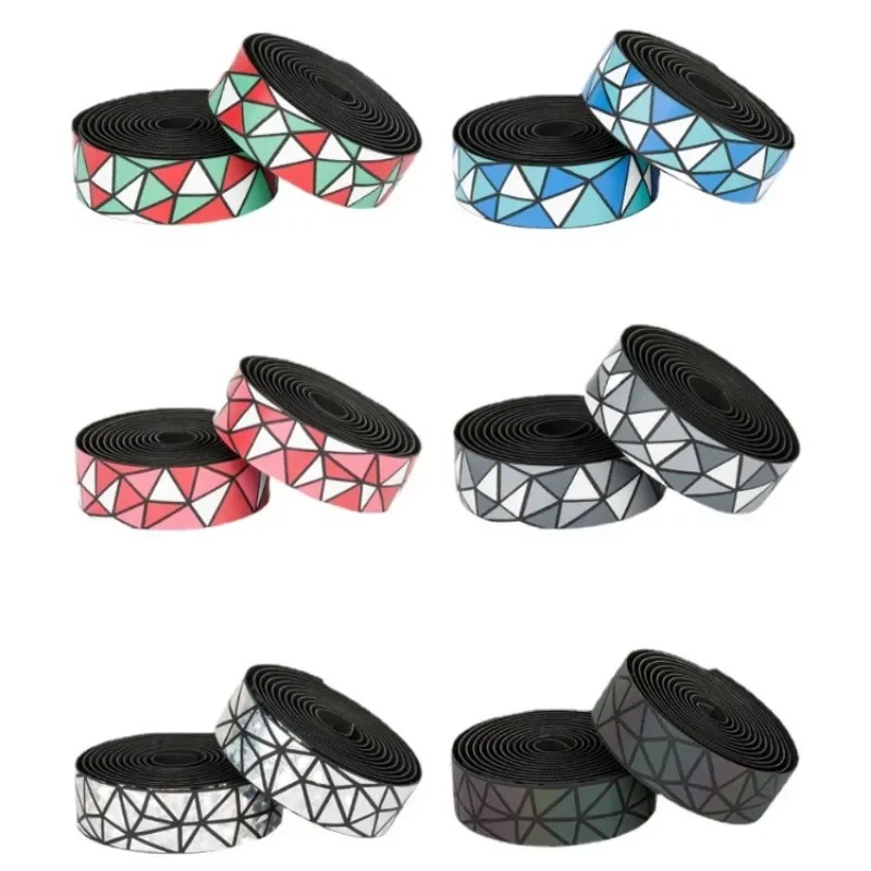 

Bicycle Handlebar Tape Bike Handlebars with Road Bendy Handlebars Wrapped with Shock-absorbing Wrap Straps