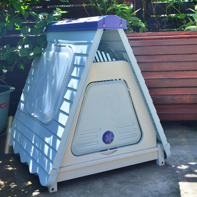 Утомительное гнездо для собак Открытый дождь и ветрозащитный пластиковый дом