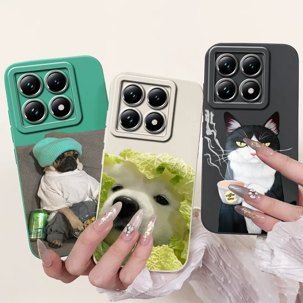 Мультяшный Модный чехол-накладка для телефона Mi 14T Pro Xiaomi силиконовый мягкий