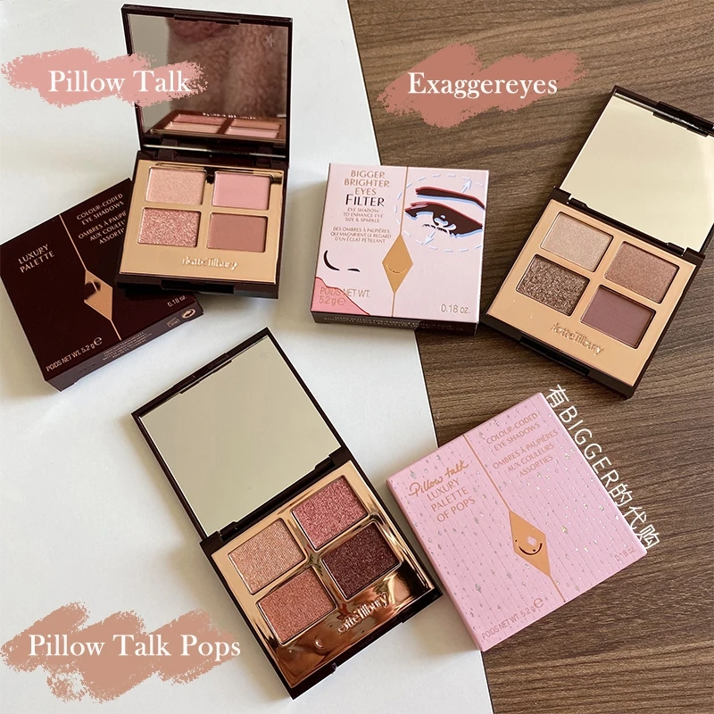 

Ct make up 4-color Eye shadow Palette Pearl Matte Glitter make up Pallete pillow talk Beauty Chocolate Eyeshadow Palette