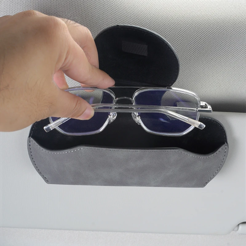 1 шт. Автомобильный логотип замшевый футляр для хранения очков Audi Sline A3 A1 A4 A6 B8 A5 B7 C7