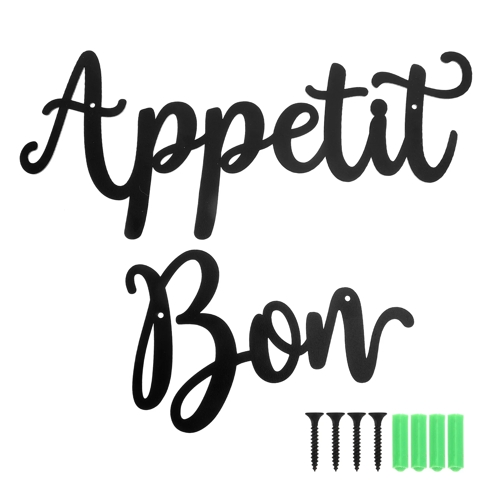 

Wall Decor Appetit Bon Kitchensign French Decal Metal Sticker Family Removable Lettering Quote Mural Restaurant Diy Window Door