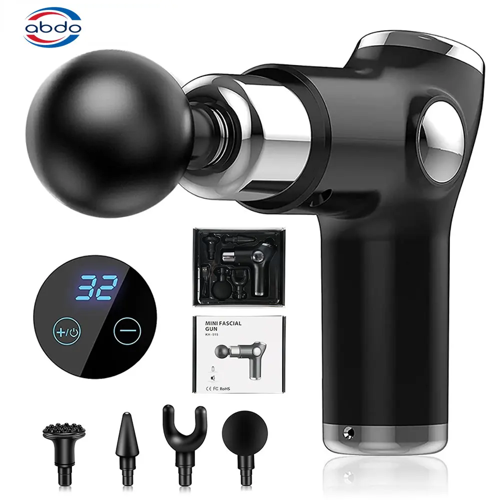 

Массажный пистолет с ЖК-дисплеем, 32 скорости