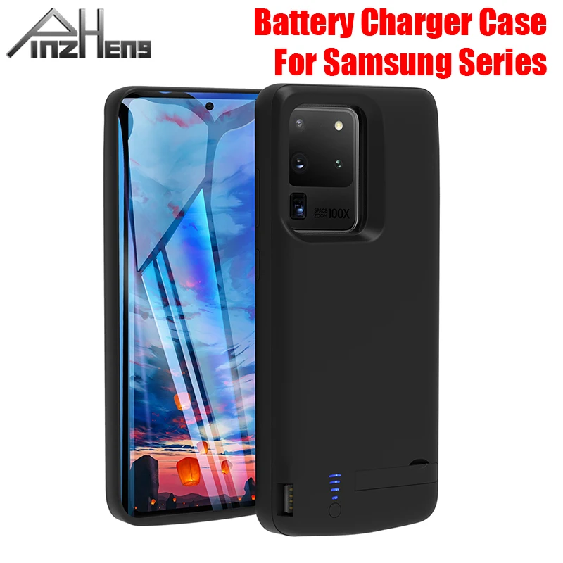 

PINZHENG Battery Charger Case For Samsung Galaxy S8 S9 S10 S20 S21 S22 S23 Plus Ultra Note 8 9 10 Charging Cover PowerBank