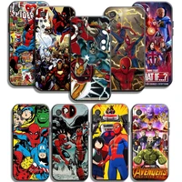 marvel avengers phone cases for xiaomi redmi 10 note 10 10 pro 10s redmi note 10 5g coque soft tpu carcasa funda
