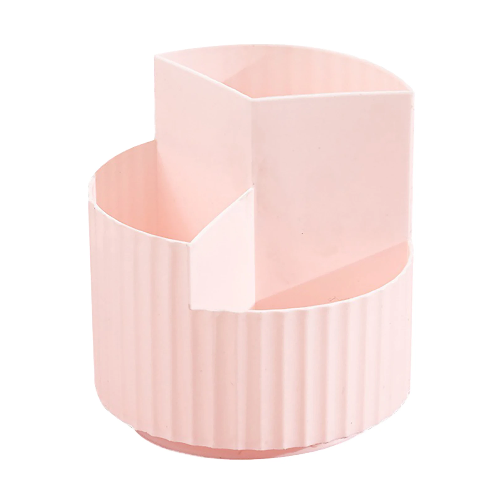 

Cute Candy Color Round Pen Holder 360 Degree Rotating 3 Slots Desk Pencil Storage Rack Organizer School Art Stationery Supplies