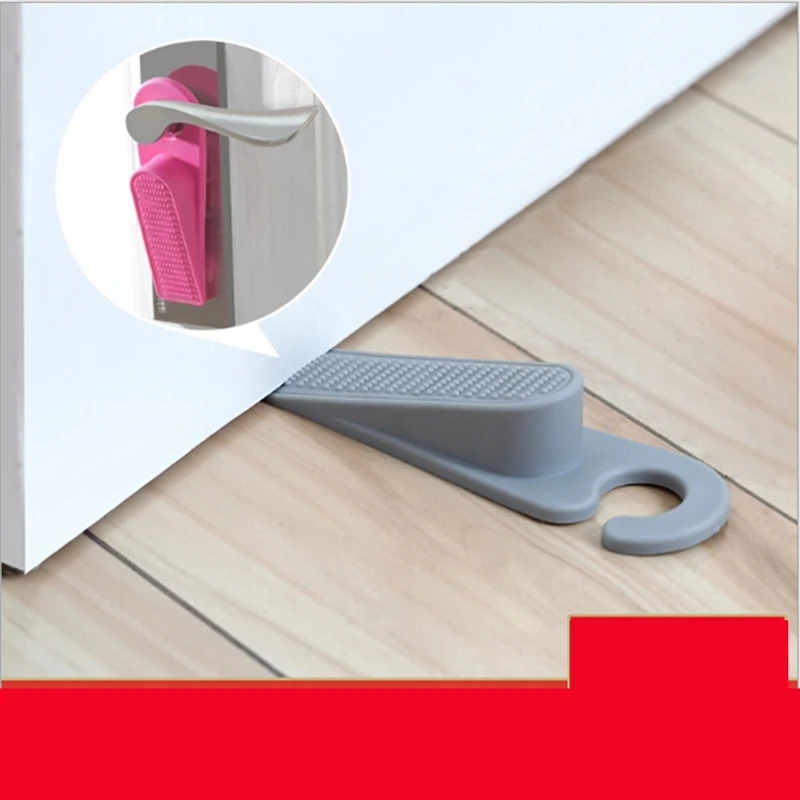 

Door Wedge Shaped TRP Door Stops Safety Door Stop Anti-skid Windproof Door Stop/Door Top Door Rear Retainer Anti-collision Stop