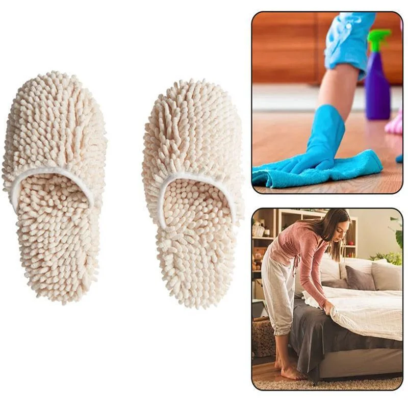 

1 пара, Нескользящие Шлепанцы из синели