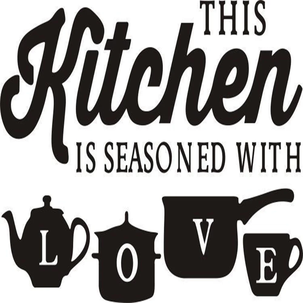 Кухонные настенные наклейки ПВХ кофе сладкая еда сделай сам художественные