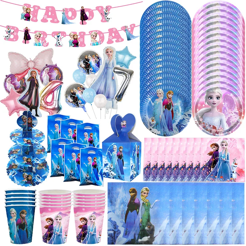 Украшение на день рождения Холодное сердце товары для вечеринки тематический