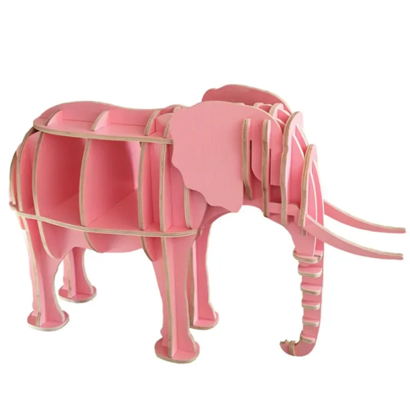 Креативный стол декор слона книжная полка моделирование животных стеллажи