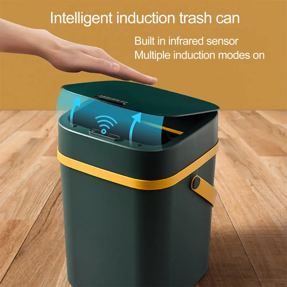 

Smart Sensor Garbage Bin Kitchen Bathroom Toilet Trash Can Best Automatic Induction Waterproof Bin with Lid 12L