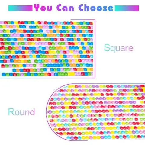 Алмазная вышивка Круглая Мозаика картина для домашнего декора