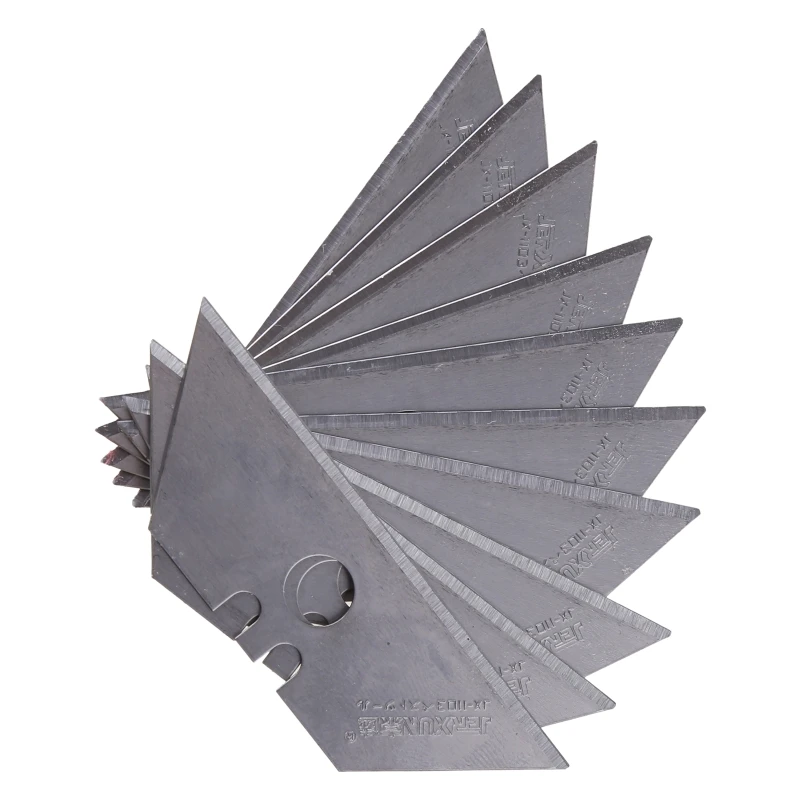 

10Pcs Special Knife Blades Steel Material Utility Knife Trapezoid Blades Replacement DIY Art Craft Cutter Tool Drop Shipping