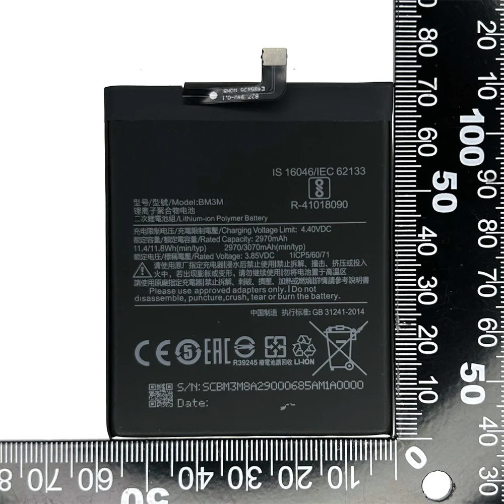 Фото Оригинальный аккумулятор BM3M 3070 мАч для Xiaomi 9 Se Mi9 SE Mi 9SE BM3M, высококачественные сменные аккумуляторы + бесплатные инструменты №5