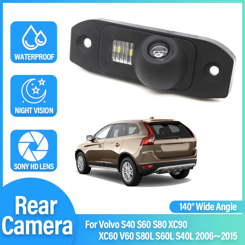 

Car CCD Night Vision Backup Rear View Camera Waterproof Parking Assistance For Volvo S40 S60 S80 XC90 XC60 V60 S80L S60L S40L
