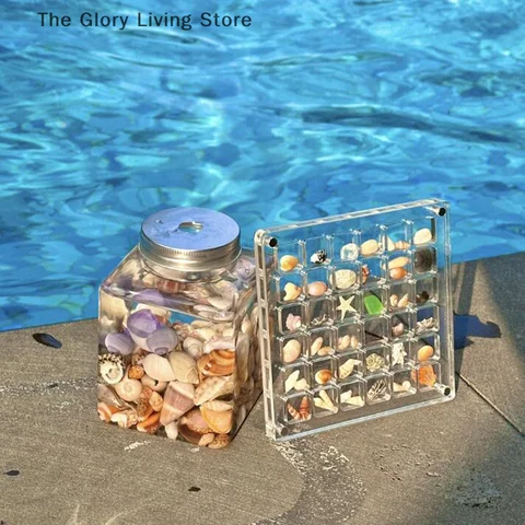 Магнитная коробка для хранения бижутерии 36/64