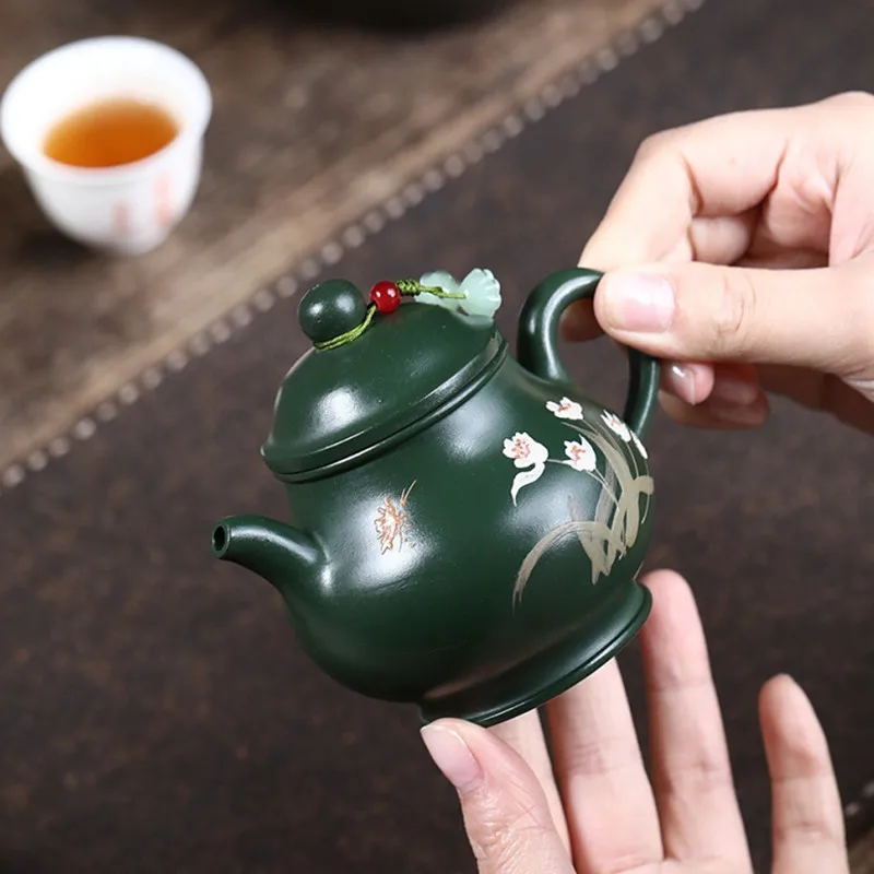 

BRTRINBSY TEA Ручной фиолетовый чайник из Исинской глины 170 мл