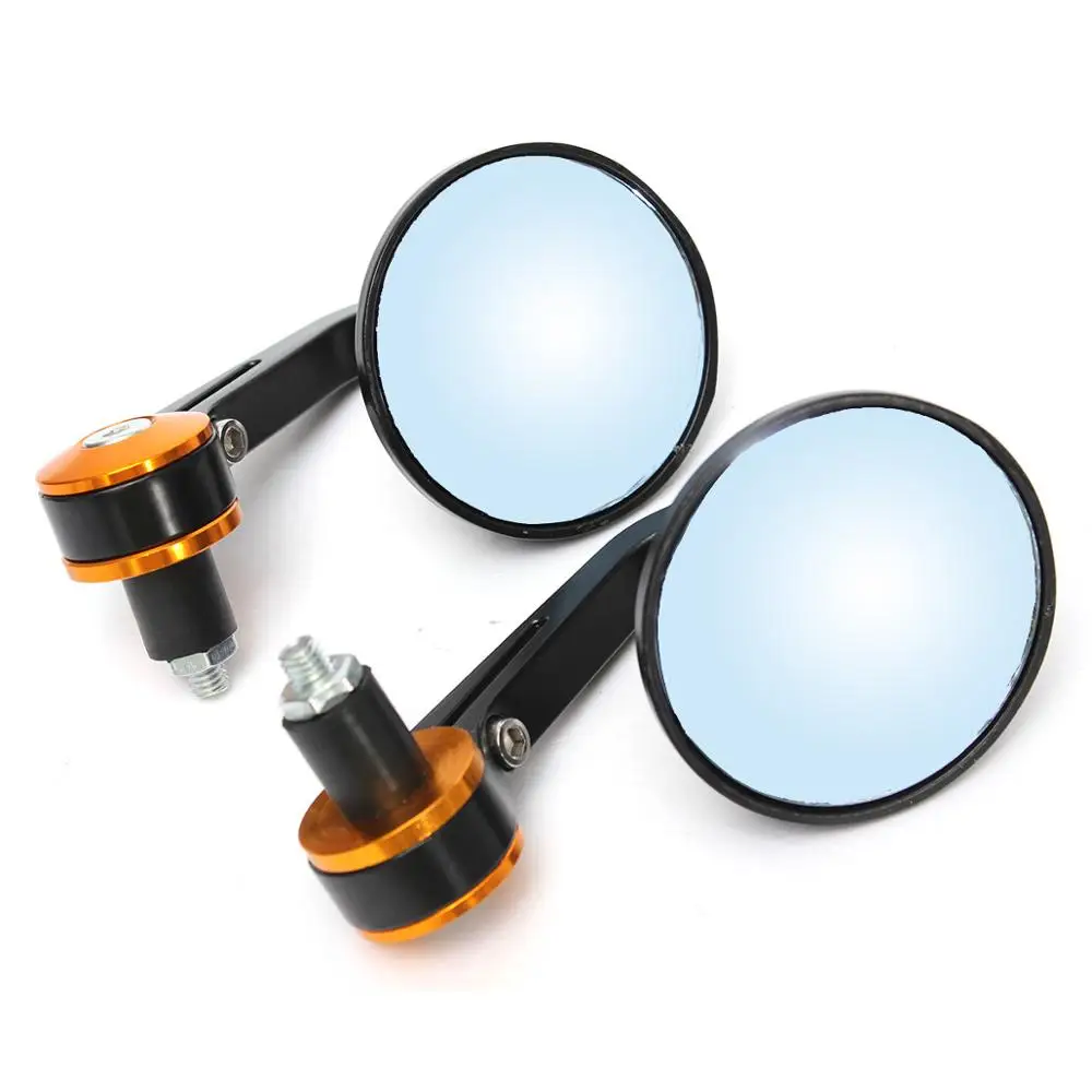 

2pcs 7/8" Universal Motorcycle Mirror Handlebar End Rearview Mirror Motorbike Side Mirrors Cafe Racer Rear View Mirror