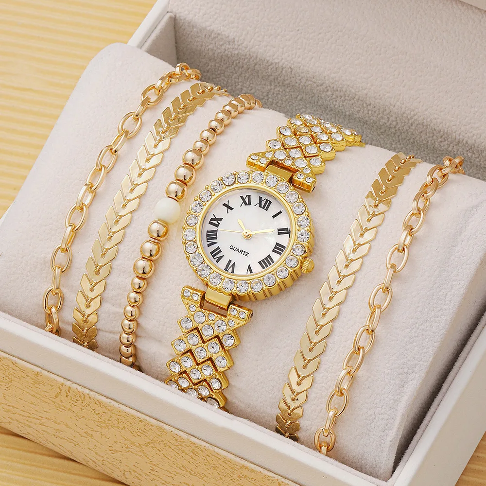 Luxury Fashion Watches for Women New Bracelet Quartz Watches Rhinestone Wrist Watch reloj mujer elegante