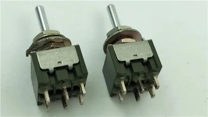 Стандартный NKK M-20236-контактный 3-ступенчатый ручной переключатель 6A125VAC