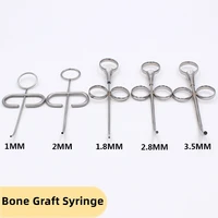 1pc bone graft syringe grafting injector 1 52 02 53 03 54 4 mm dental implant instruments bone crusher mill bone morselizer